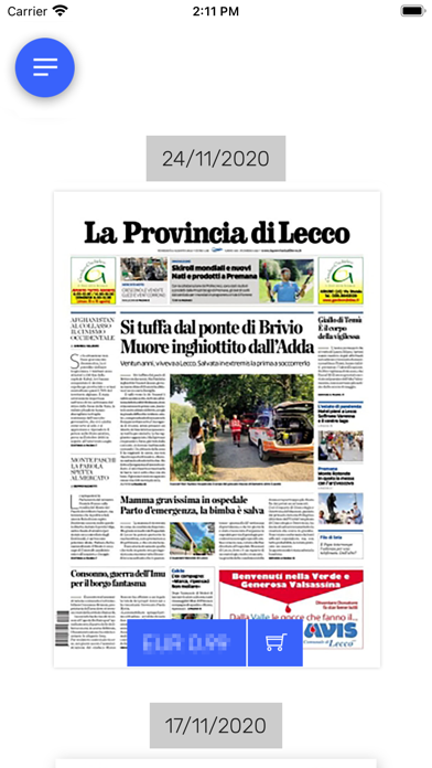 La Provincia di Lecco Digital Screenshots