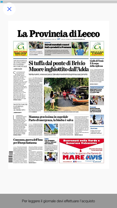 La Provincia di Lecco Digital Screenshots