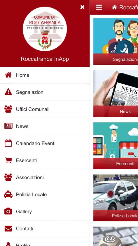 ภาพหน้าจอของ Roccafranca InApp