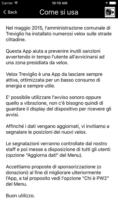Capturas de pantalla de Velox Treviglio