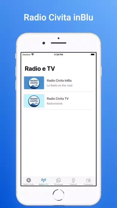 Radio Civita InBlu Screenshots