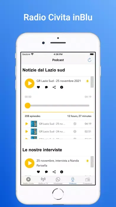 Radio Civita InBlu Screenshots