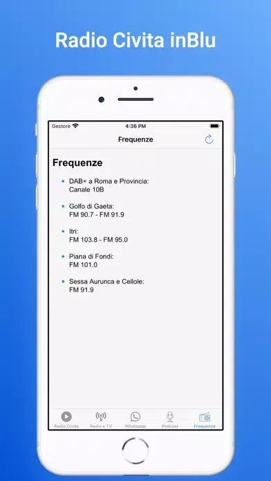 Radio Civita InBlu Screenshots
