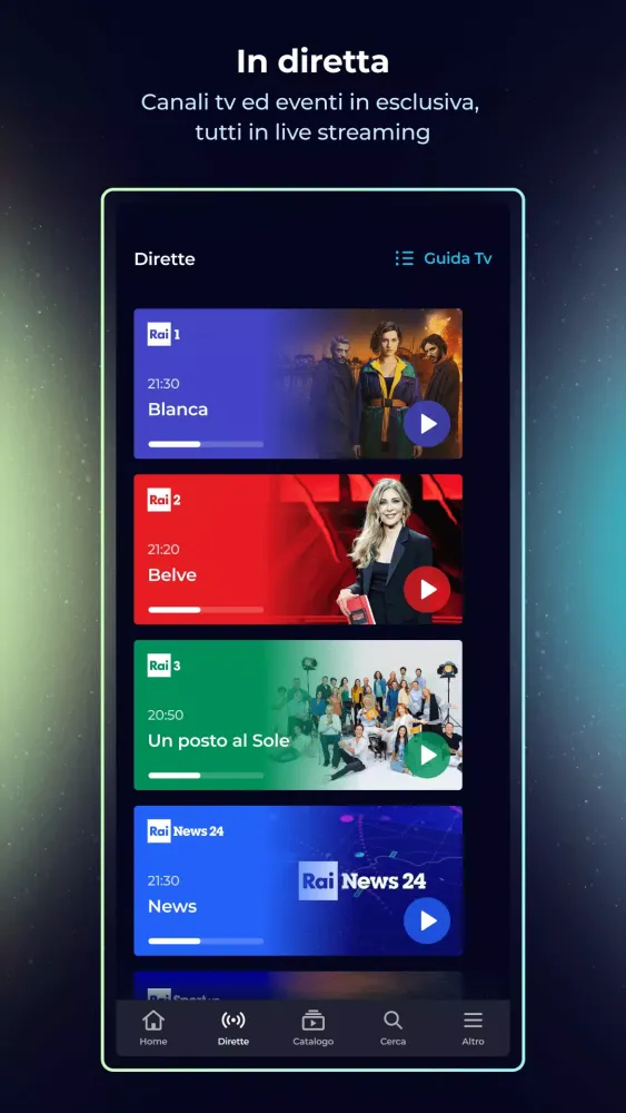 RaiPlay Screenshots