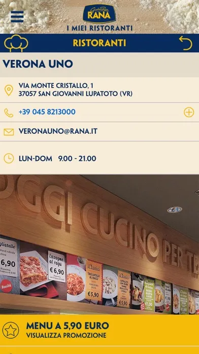 RANA Ristoranti Screenshots