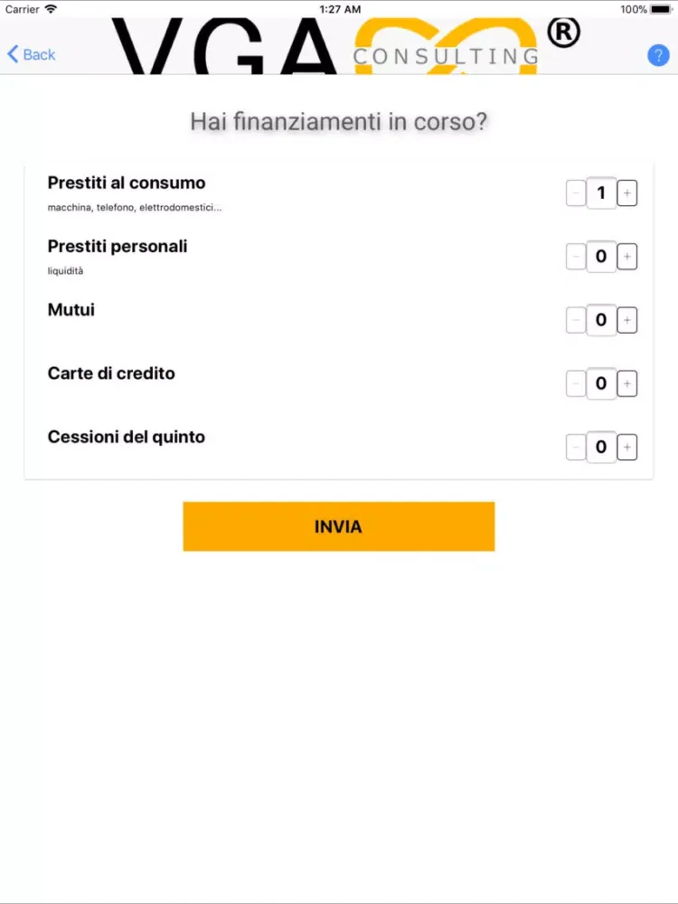VGA Consulting iPad  سکرین شاٹس