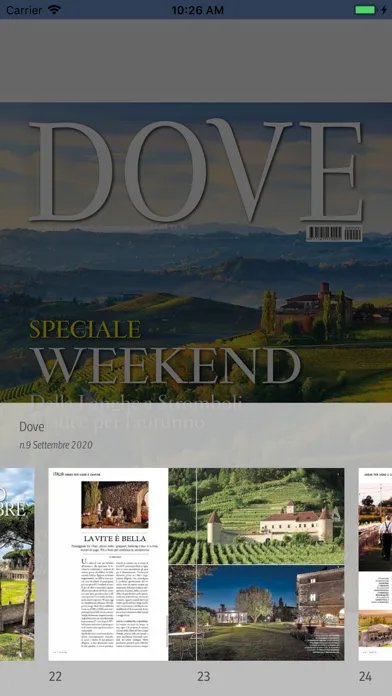 Tangkapan layar DOVE Digital Edition