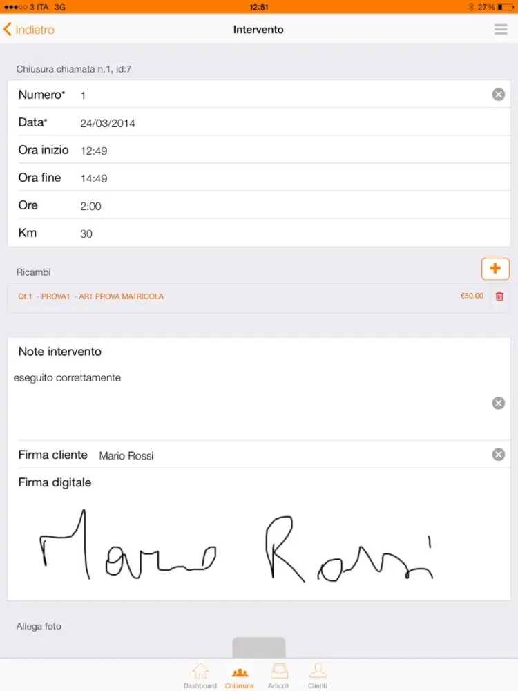 Ảnh chụp màn hình của GAT Mobile iPad 