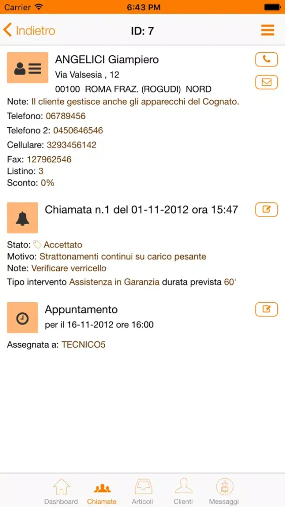 Ảnh chụp màn hình của GAT Mobile
