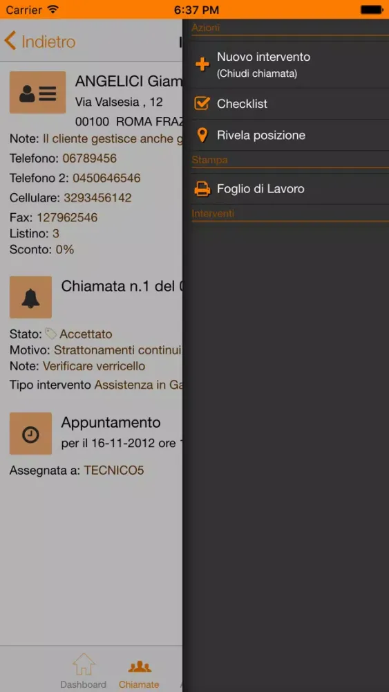 Ảnh chụp màn hình của GAT Mobile