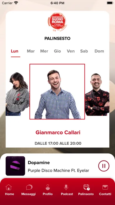 Capturas de tela do Dimensione Suono Roma