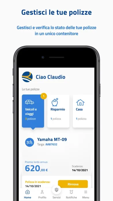 Capturas de pantalla de Reale Mutua Mobile