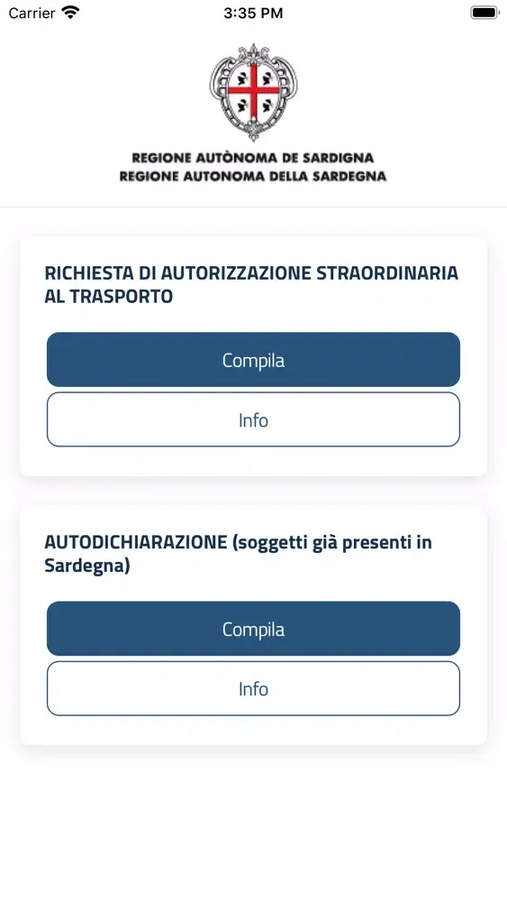 COVID19 Regione Sardegna Screenshots