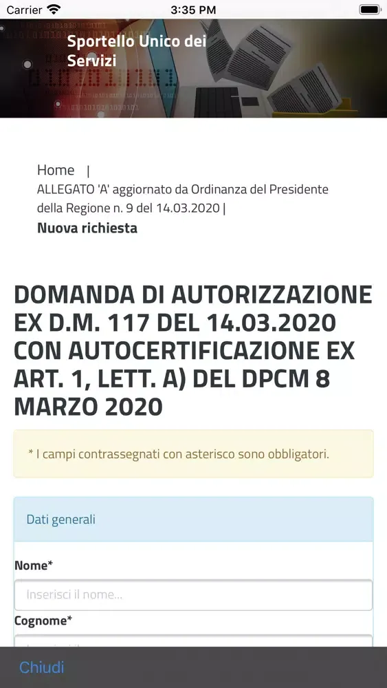 COVID19 Regione Sardegna Screenshots