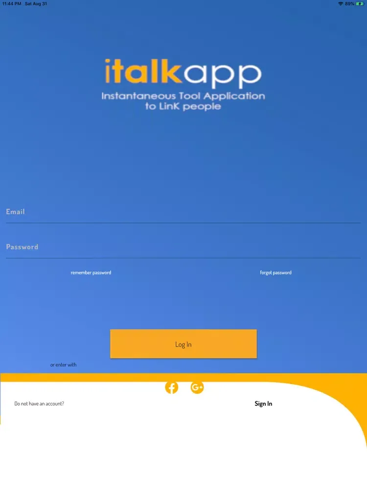 iTalk iPad 應用截圖