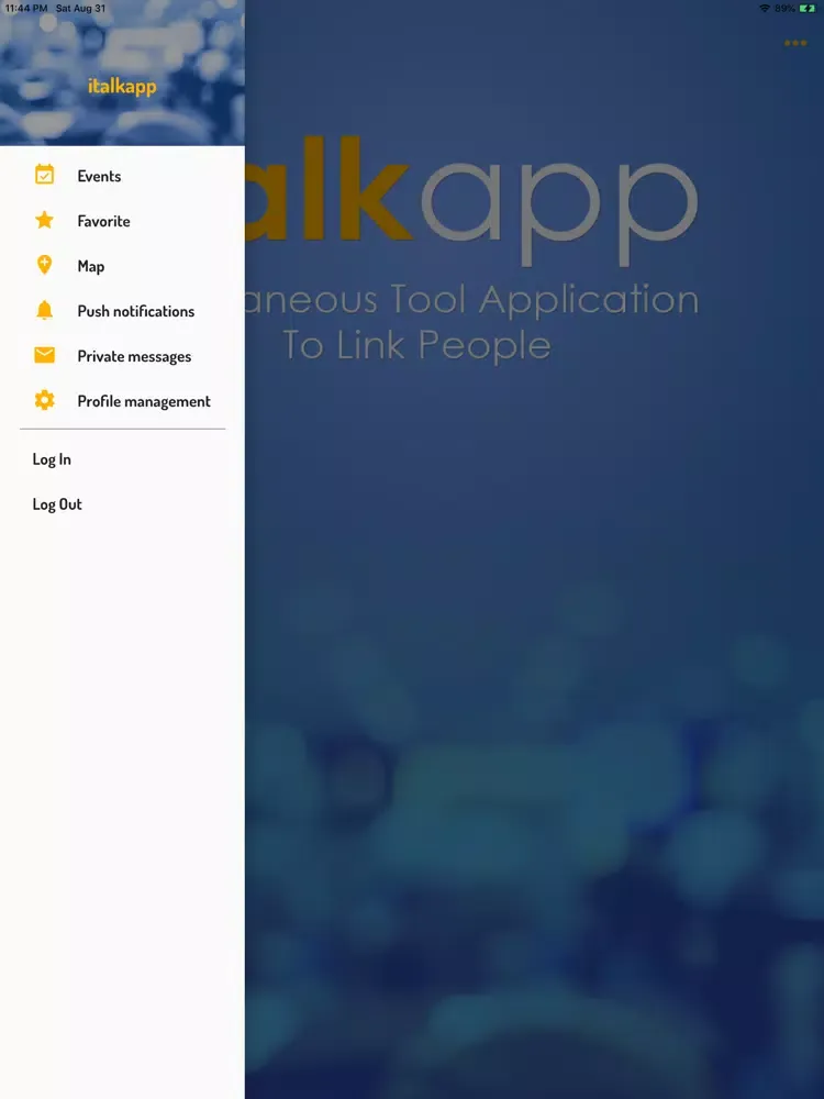 iTalk iPad 應用截圖