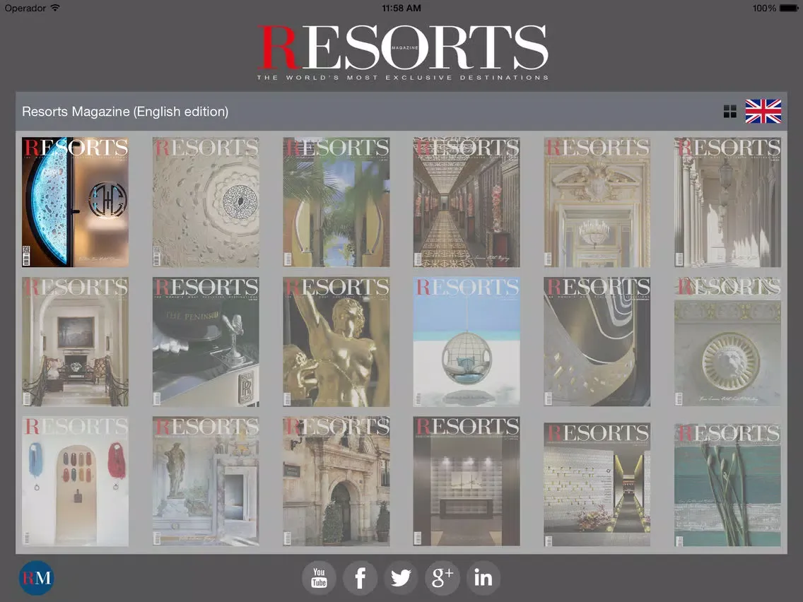 Resorts Magazine - The World’s Most Exclusive Destinations iPad  سکرین شاٹس