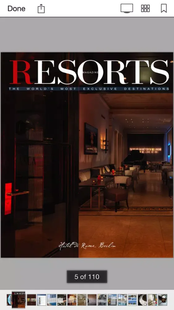 Resorts Magazine - The World’s Most Exclusive Destinations سکرین شاٹس