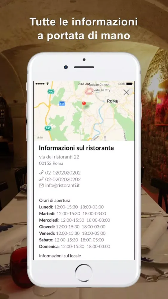 Tangkapan layar Osteria Alle Volte