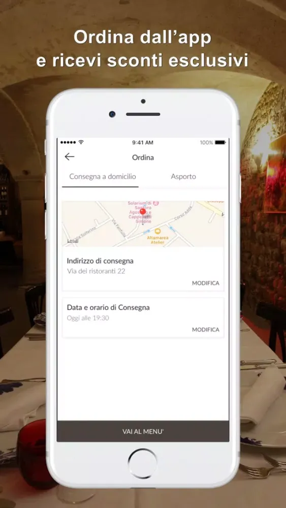 Tangkapan layar Osteria Alle Volte