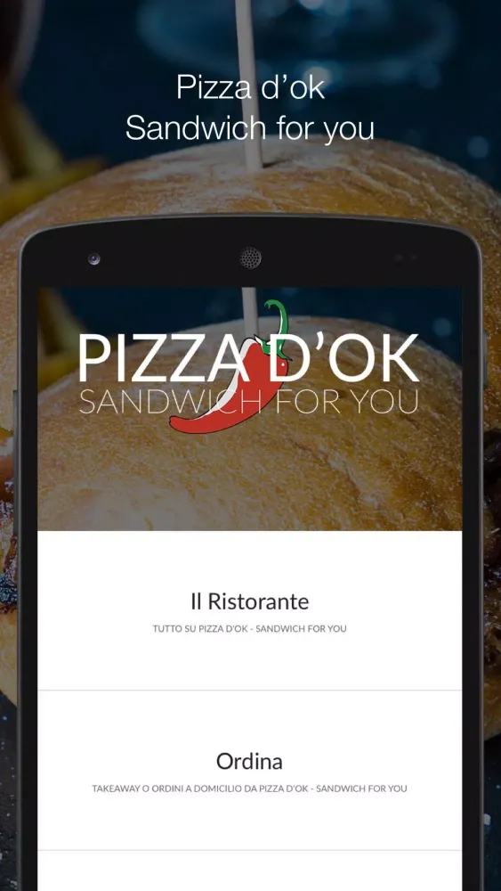 Pizza d'ok - Sandwich for you Screenshots
