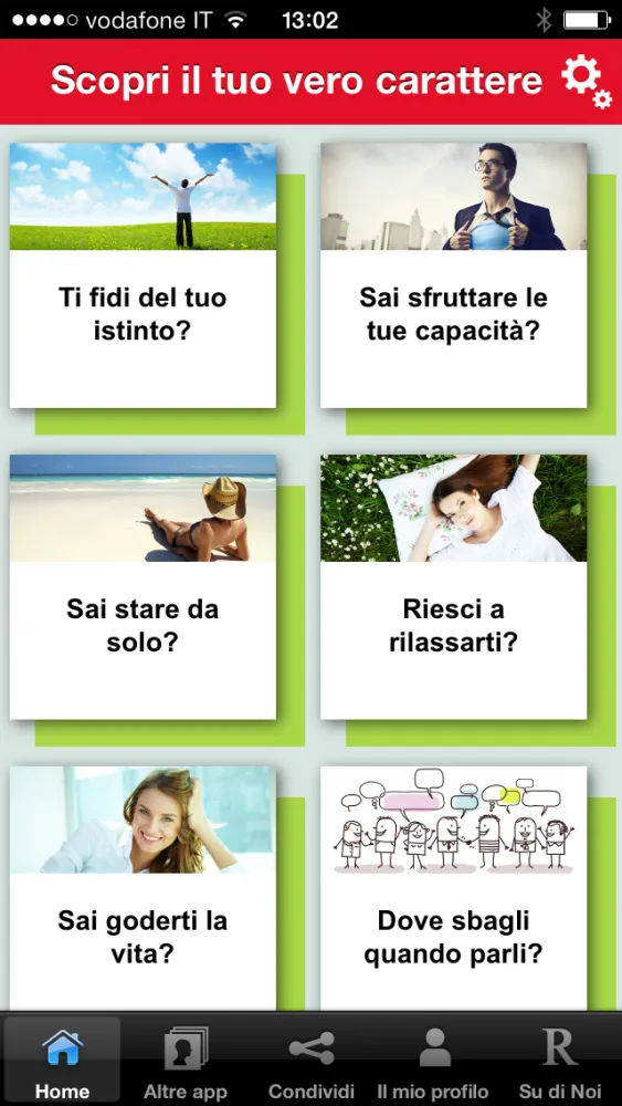Screenshot di Scopri il tuo vero carattere