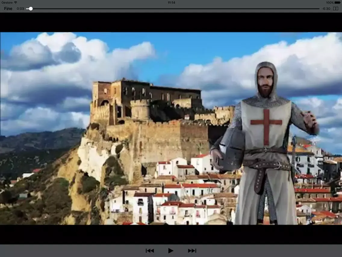 Tangkapan layar Rocca Mobile - Castello di Rocca Imperiale iPad 