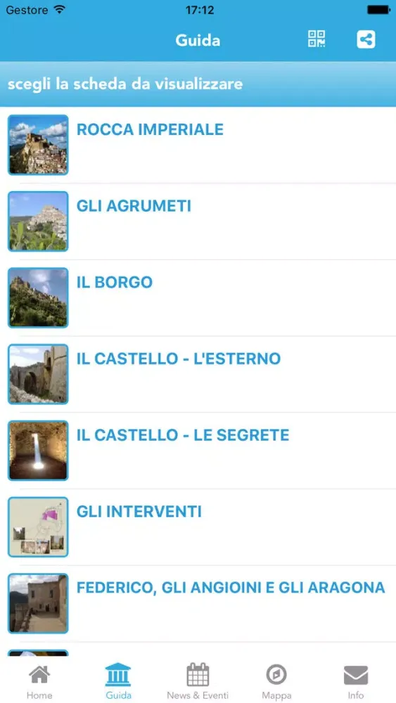 Tangkapan layar Rocca Mobile - Castello di Rocca Imperiale