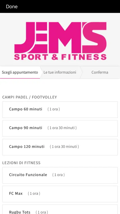 Скриншоты JEM'S Sport & Fitness