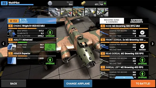 Capturas de pantalla de Wings of Heroes: plane games