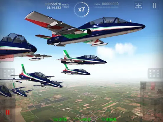 Frecce Tricolori Flight Simulator iPad  স্ক্রিনশট