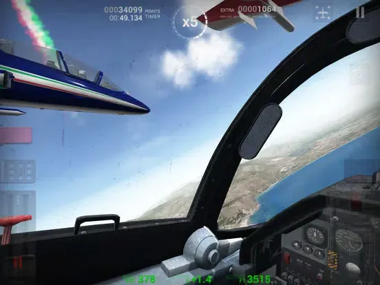 Frecce Tricolori Flight Simulator iPad  স্ক্রিনশট