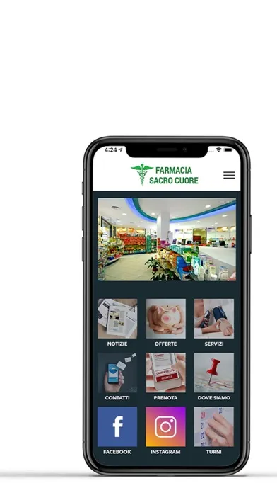 Tangkapan skrin Farmacia Sacro Cuore Roma