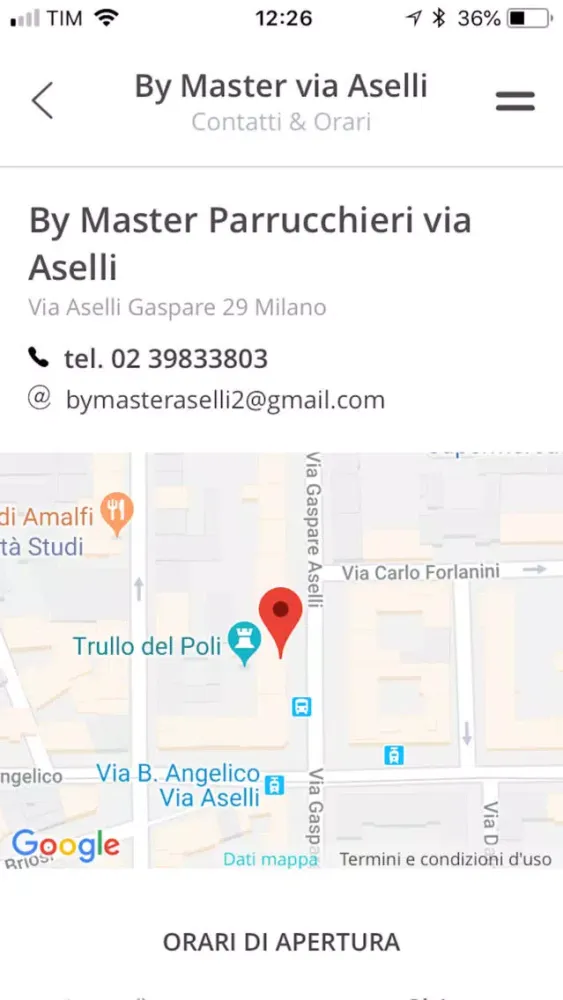 Capturas de pantalla de By Master Parrucchieri Aselli