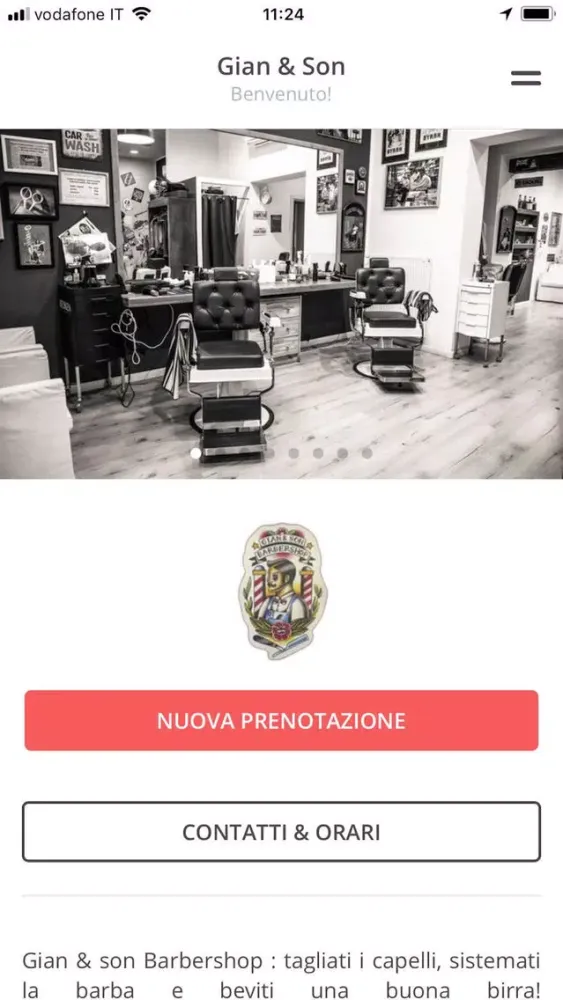 Tangkapan layar Gian and Son Barbershop