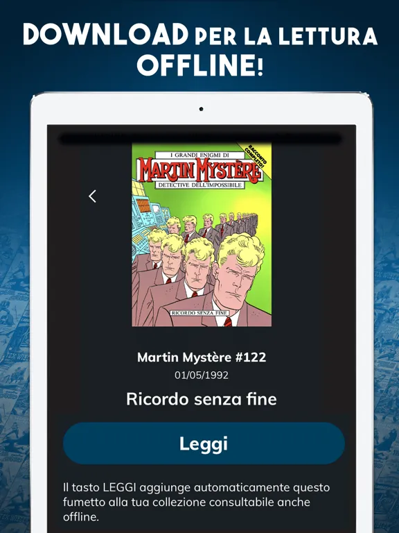 Bonelli Digital Classic iPad  Screenshots
