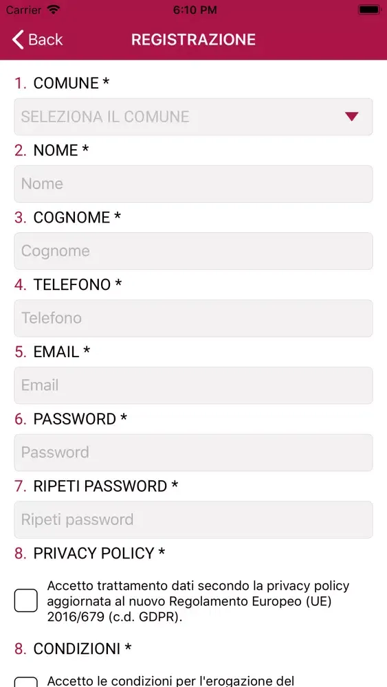 Скриншоты DervitApp
