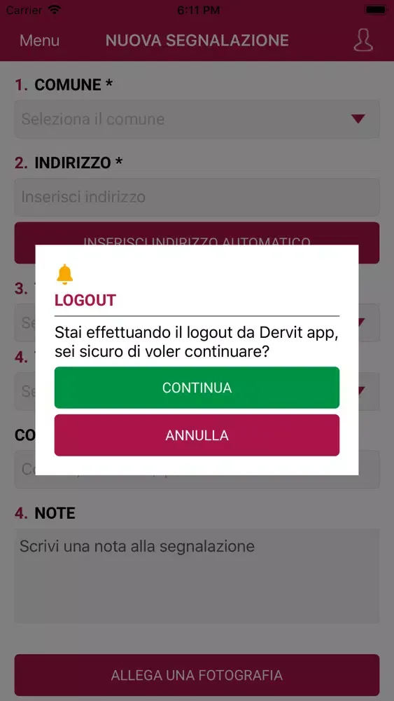 Скриншоты DervitApp
