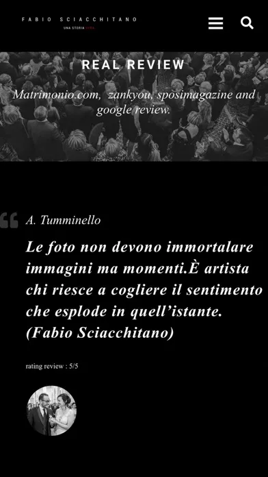 Tangkapan skrin Fabio Sciacchitano Fotografo