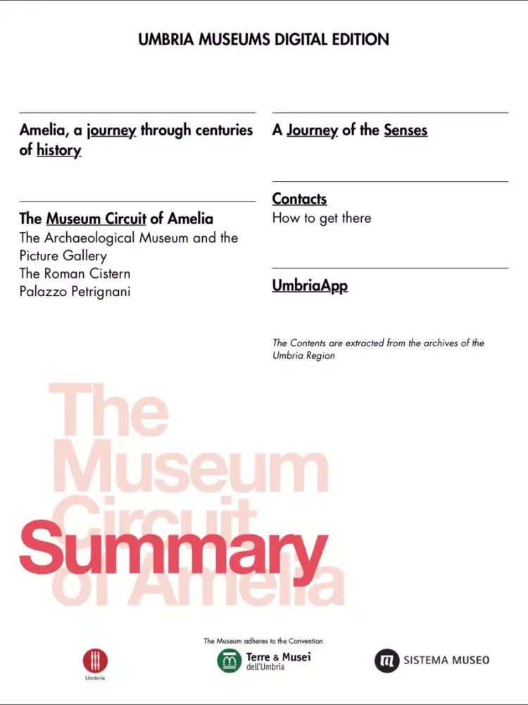 Скриншоты Amelia - Umbria Museums iPad 