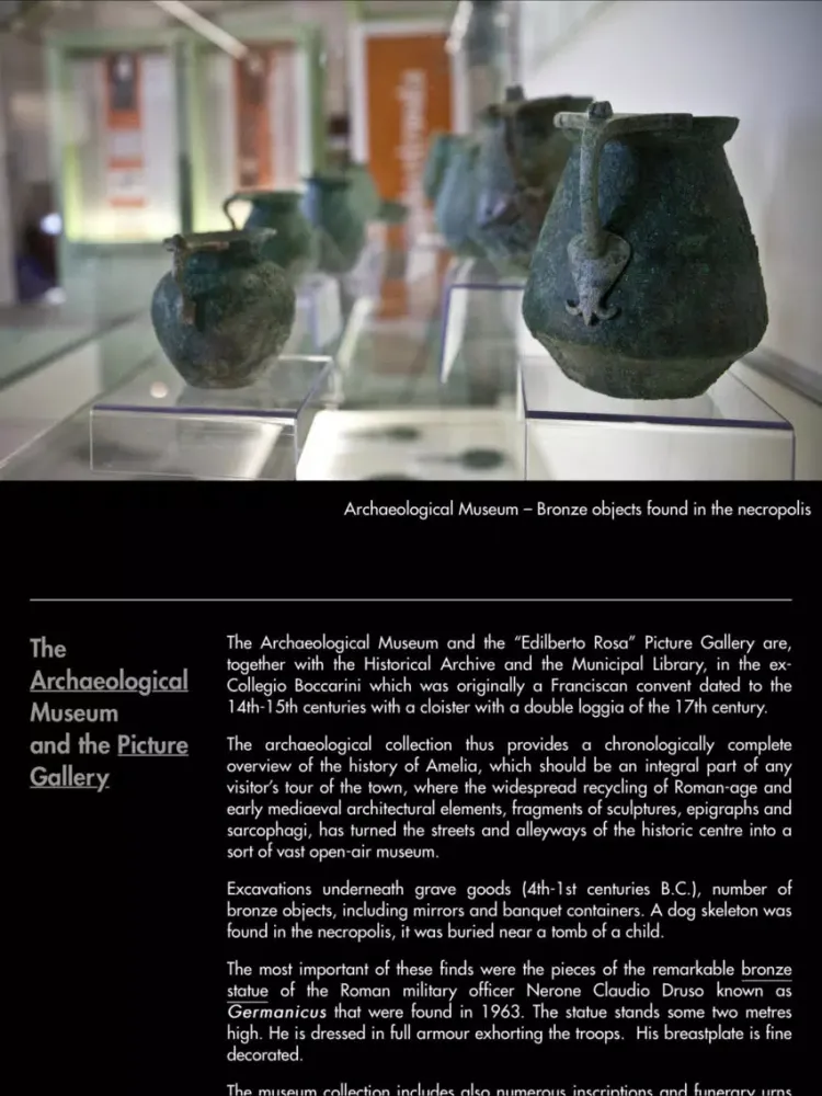 Скриншоты Amelia - Umbria Museums iPad 