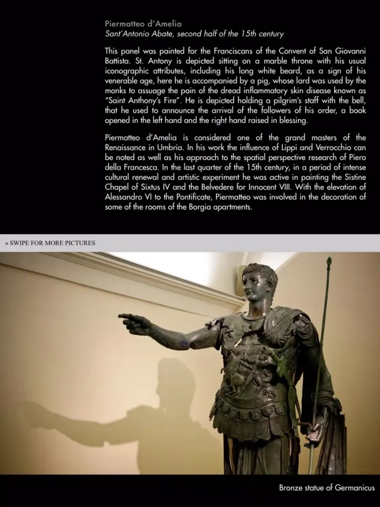 Скриншоты Amelia - Umbria Museums iPad 