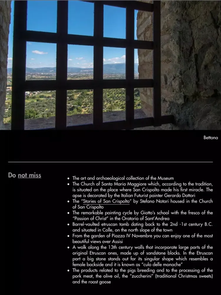 Bettona - Umbria Museums iPad 應用截圖