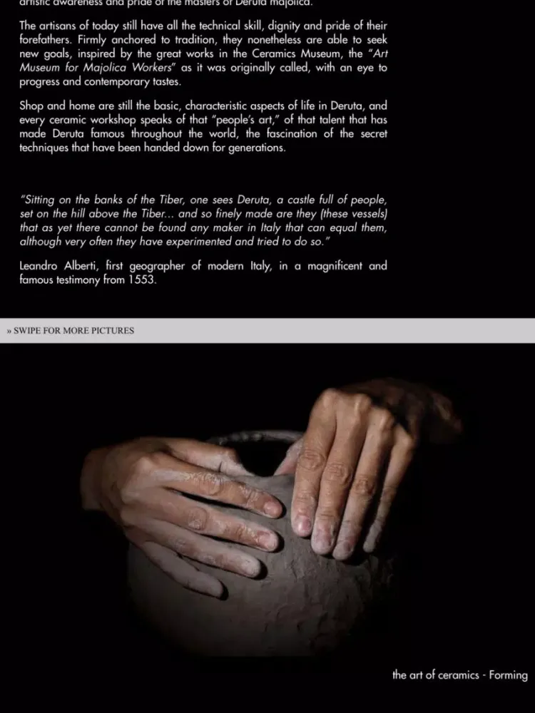 Скриншоты Deruta - Umbria Museums iPad