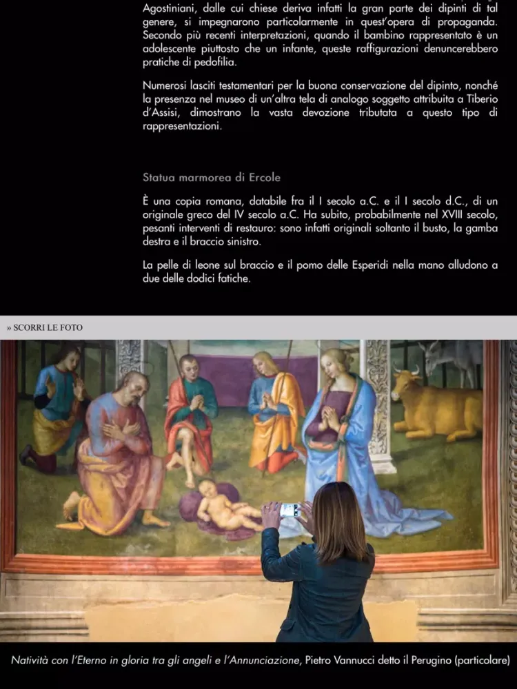 Tangkapan skrin Montefalco - Umbria Musei iPad 
