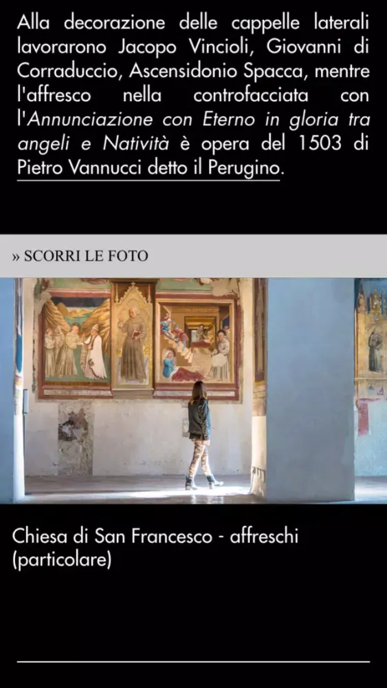 Tangkapan skrin Montefalco - Umbria Musei