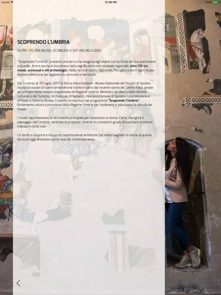 Scoprendo l'Umbria Selfie iPad  Screenshots