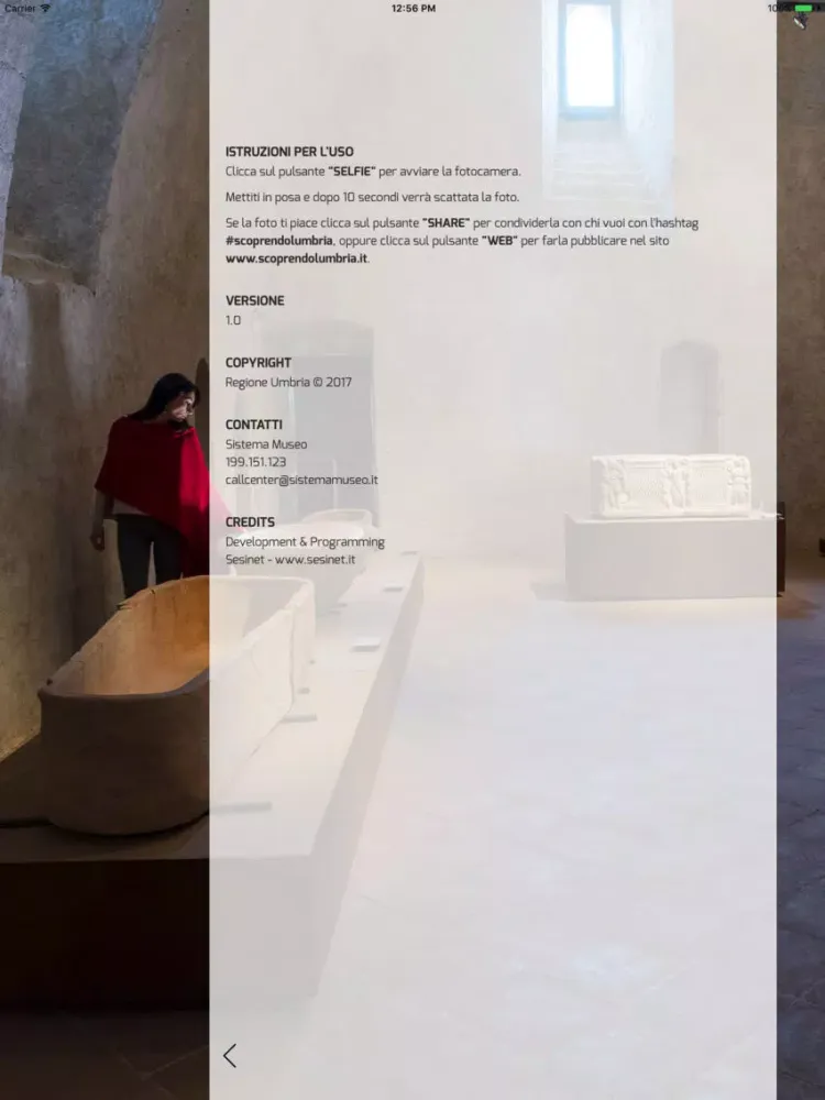 Scoprendo l'Umbria Selfie iPad  Screenshots