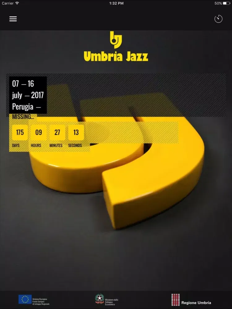 Umbria Jazz Official App iPad  스크린샷