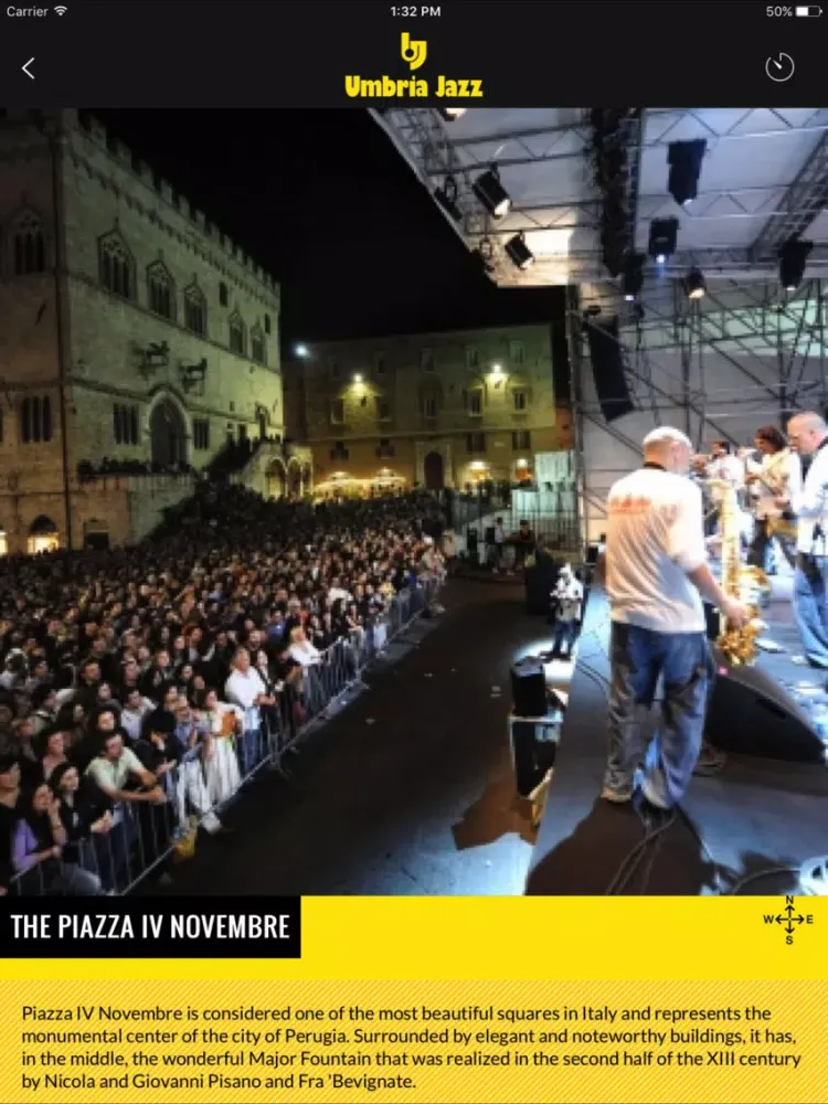 Umbria Jazz Official App iPad  스크린샷